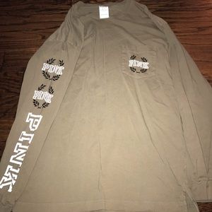 Pink long sleeve shirt